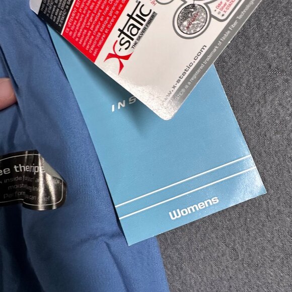 Insport Shorts Womens‎ Large X160 Low Rise Runner Shorts Blue Lightweight - Picture 10 of 11